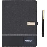 Kurtzy Multi-Function Wireless Charging Notebook - A5 Travel Portfolio