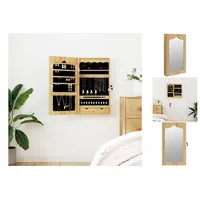 VidaXL Schmuckschrank mit Spiegel Wandmontage 37,5x10x67 cm