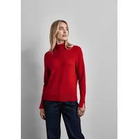 STREET ONE Rollkragenpullover, - Rot