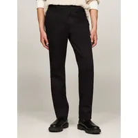 Tommy Hilfiger Herren, CHINO Satin Straight Fit, schwarz, (Black),