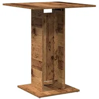 VidaXL Bistrotisch Altholz-Optik 60x60x75 cm Holzwerkstoff