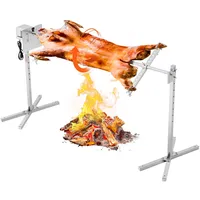 Vevor Lammgrill, Spanferkelgrill, Spießbratengrill, 52W 60kg Elektrisch 1445mm