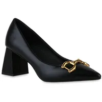 VAN HILL Damen Klassische Pumps in Schwarz