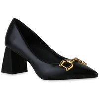 VAN HILL Damen Klassische Pumps in Schwarz