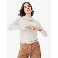 Brax Damen Langarmshirt Style Candra Beige, Gr. 44