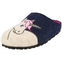 Supersoft Mädchen Schuhe 542-182 Pantoffeln Hausschuhe Einhorn 834) -