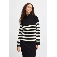 B.YOUNG Strickpullover BYMMMORLA HALFZIP JUMPER - 20815310 lässiger Pullover