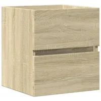 VidaXL Waschbeckenunterschrank Sonoma-Eiche 41x38,5x45cm Holzwerkstoff