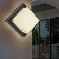 GLOBO Außenleuchte Wandlampe Spot LED ALU Anthrazit IP65 Gartenleuchte