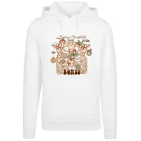 F4NT4STIC Hoodie Feeling Christmas in the bones in weiß