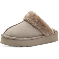 S.Oliver Damen Pantoffeln gefüttert Taupe), - Beige (Light 39