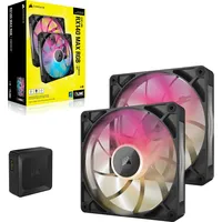 Corsair iCUE LINK RX140 Max RGB Starter Kit, schwarz,