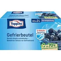 Toppits 80 Toppits Gefrierbeutel 2,0 l