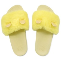 FLIP*FLOP Flip Flop Hausschuh Pool fur*mouse metallic, citric 36