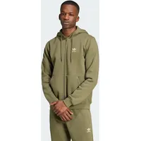 Adidas Originals Trefoil Essentials Reißverschlusspullover Olive Strata L