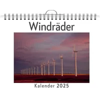 FlipFlop Windräder - (Wandkalender 2025, Kalender DIN A4 quer,