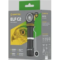 Armytek Elf C1 neutralweiß LED Taschenlampe akkubetrieben 1100lm 65g