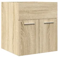 VidaXL Waschbeckenschrank Sonoma-Eiche 41x38,5x46 cm Holzwerkstoff