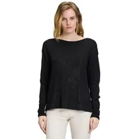 Betty Barclay Feinstrickpullover mit Strass in schwarz, | Gr.: