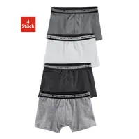 AUTHENTIC LE JOGGER Boxer in grau-meliert, schwarz, weiß, grau