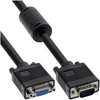 InLine S-VGA Verlängerung, 15pol HD Stecker / Buchse, schwarz,