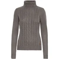 Oxmo Rollkragenpullover OXCATHY 21301293ME modischer Rollkragenpullover in grau |