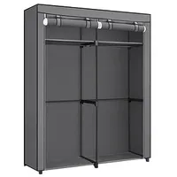 Songmics Stoffschrank, RYG02GY grau 140,0 x 43,0 x 174,0