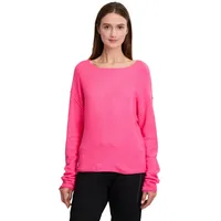 Cartoon Strickpullover mit Rundhalsausschnitt Pink,36 | 36