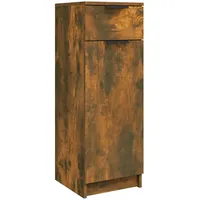 VidaXL Badezimmerschrank Räuchereiche 32x34x90 cm Holzwerkstoff