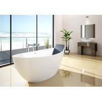 Hoesch Namur freistehende Ovalbadewanne 75 x 170 cm (4400.010305)