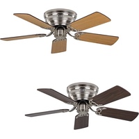 CasaFan FLAT 132-III BN 132 cm Deckenventilator nussbaum/buche
