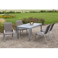 Merxx Amalfi Set 5-tlg. Tisch 220 x 90 cm