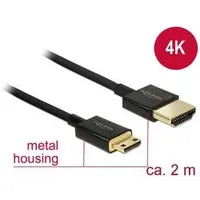 DeLock High Speed mit Ethernet HDMI Kabel Typ-A/Typ-C Mini