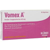 Klinge Pharma Vomex A Kinder-Suppositorien 40mg