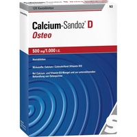 Hexal Calcium-Sandoz D Osteo 500mg/1.000 I.E. Kautablette