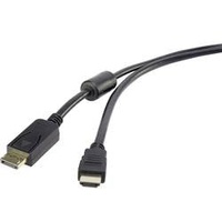 Renkforce DisplayPort HDMI Adapterkabel DisplayPort Stecker, HDMI-A Stecker 5.00