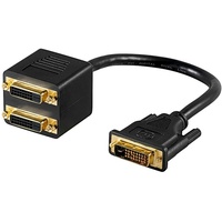 Goobay 68740 Adapter DVI-D Stecker / 2x DVI-D Buchse