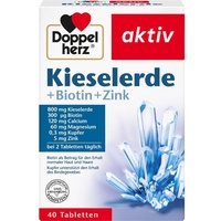 Doppelherz Aktiv Kieselerde + Biotin + Zink Tabletten 40